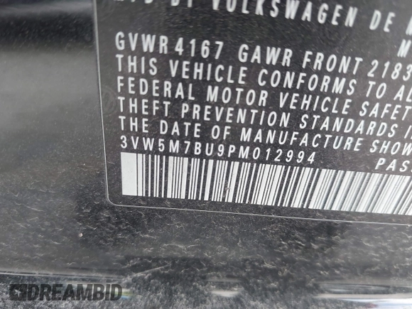 2023 Volkswagen Jetta S с VIN 3VW5M7BU9PM012994, выставлен на аукционе IAAI как лот 41708614 с пробегом 44 029 миль миль и . История ставок и продаж доступна на DreamBid. Изображение 9.