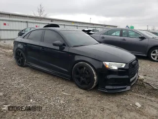 2020 Audi A3 Sedan S line Premium with VIN WAUBEGFF8LA004744, listed as a Copart auction lot 81348423 with 82,499 mi miles. Bid and sale history available at carsss.com. Image 4.