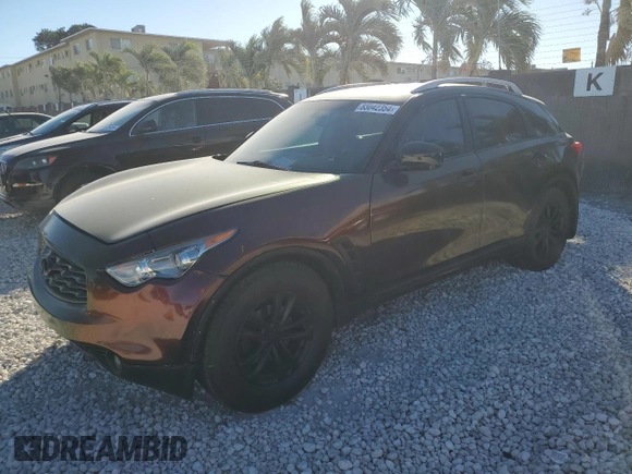 2009 Infiniti FX with VIN JNRAS18U79M100808, listed as a Copart auction lot 83042354 with 160,198 mi miles and Clean Title. Bid and sale history available at DreamBid. Image 1.