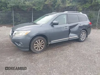 2014 Nissan Pathfinder S with VIN 5N1AR2MM3EC667620, listed as a IAAI auction lot 42654851 with 109,305 mi miles and . Bid and sale history available at DreamBid. Image 2.