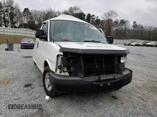 2012 Chevrolet Express Cargo with VIN 1GCZGUCG6C1192848, listed as a Copart auction lot 42388714 with Not Provided miles and Salvage Title. Bid and sale history available at DreamBid. Image 11.