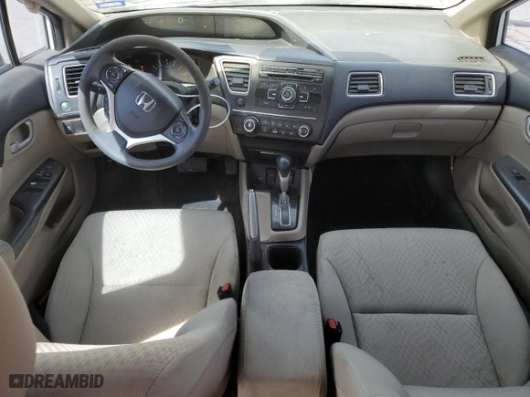 2014 Honda Civic Sedan LX with VIN 2HGFB2F51EH507450, listed as a Copart auction lot 51663335 with 185,305 mi miles and Salvage Title. Bid and sale history available at carsss.com. Image 8.
