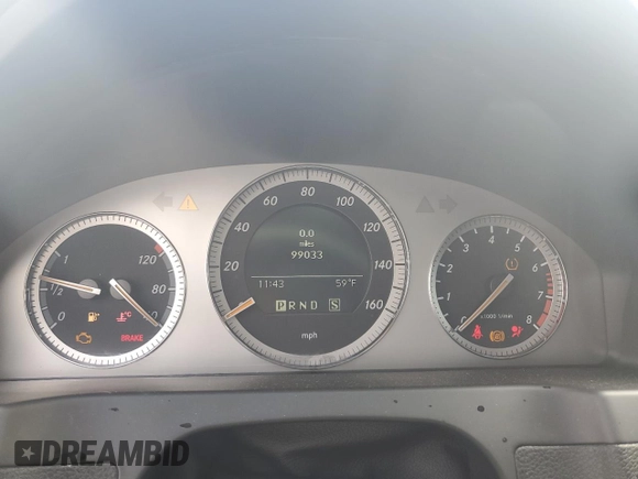 2008 Mercedes-Benz C 350 Sport with VIN WDDGF56X88F066440, listed as a Copart auction lot 57126625 with 99,033 mi miles and Salvage title. Bid and sale history available at DreamBid. Image 9.