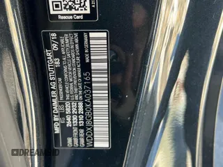 2019 Mercedes-Benz S-Class S 560 with VIN WDDXJ8GB0KA037165, listed as a Copart auction lot 43574845 with 163,219 mi miles and Clean Title. Bid and sale history available at carsss.com. Image 10.