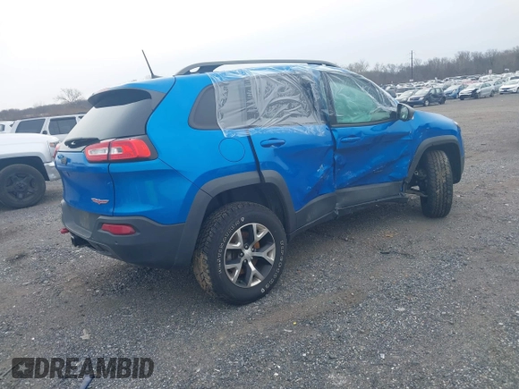 2018 Jeep Cherokee Trailhawk с VIN 1C4PJMBX2JD570976, выставлен на аукционе IAAI как лот 41610469 с пробегом 151 255 миль миль и . История ставок и продаж доступна на DreamBid. Изображение 4.