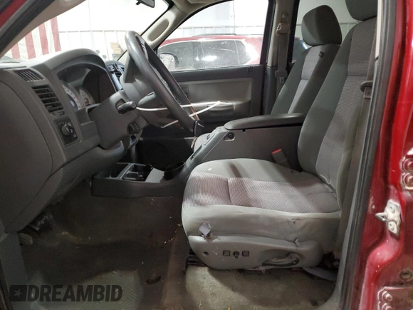 2007 Dodge Dakota SLT with VIN 1D7HW48P77S227488, listed as a Copart auction lot 84265044 with 189,982 mi miles and Salvage Title. Bid and sale history available at carsss.com. Image 7.