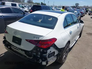 2024 Mercedes-Benz C 43 AMG with VIN W1KAF8HB8RR201456, listed as a IAAI auction lot 42012404 with 7,471 mi miles and . Bid and sale history available at DreamBid. Image 4.