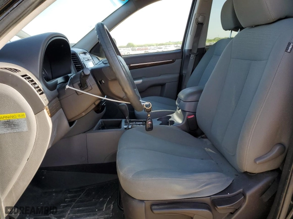 2010 Hyundai Santa Fe GLS with VIN 5NMSG3ABXAH403930, listed as a Copart auction lot 52606675 with 126,670 mi miles and Salvage Title. Bid and sale history available at carsss.com. Image 7.
