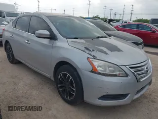 2014 Nissan Sentra S with VIN 3N1AB7APXEY212696, listed as a IAAI auction lot 42158772 with 75,998 mi miles and . Bid and sale history available at DreamBid. Image 1.