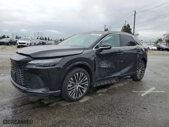 2023 Lexus RX with VIN 2T2BBMCAXPC015258, listed as a Copart auction lot 48760745 with 22,839 mi miles and Salvage Title. Bid and sale history available at carsss.com. Image 1.