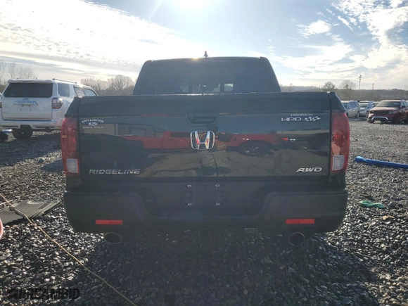 2021 Honda Ridgeline RTL-E with VIN 5FPYK3F70MB010030, listed as a Copart auction lot 46429285 with 85,631 mi miles and Salvage Title. Bid and sale history available at carsss.com. Image 6.