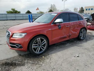 2015 Audi SQ5 Premium Plus z VIN WA1CGAFP9FA004001, wystawiony jako Copart lot #54164315 z przebiegiem 158 222 mil mil oraz Szkoda całkowita • Salvage title. Historia ofert i sprzedaży dostępna na DreamBid. Obrazek 1.