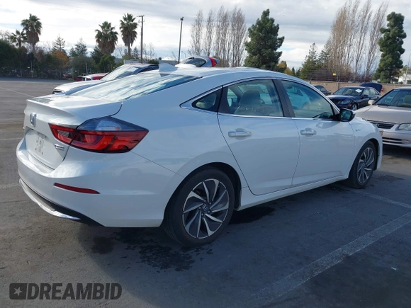 2021 Honda Insight Touring with VIN 19XZE4F97ME007837, listed as a IAAI auction lot 38425393 with 109,180 mi miles and . Bid and sale history available at carsss.com. Image 4.