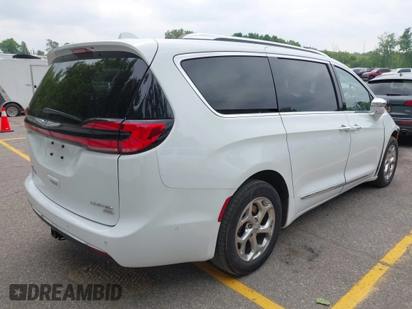 2021 Chrysler Pacifica Limited with VIN 2C4RC3GG8MR508358, listed as a IAAI auction lot 42470026 with 94,040 mi miles and . Bid and sale history available at DreamBid. Image 4.