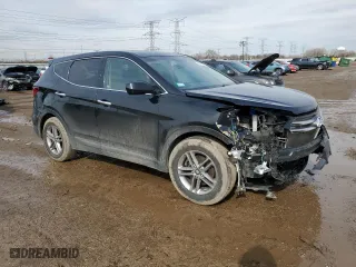 2017 Hyundai Santa Fe Sport 2.4L with VIN 5NMZTDLB9HH027955, listed as a Copart auction lot 46756755 with 61,430 mi miles and Salvage Title. Bid and sale history available at carsss.com. Image 4.