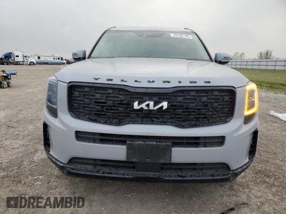 2022 Kia Telluride EX with VIN 5XYP3DHC4NG243033, listed as a Copart auction lot 49162145 with 57,665 mi miles and Salvage Title. Bid and sale history available at carsss.com. Image 5.
