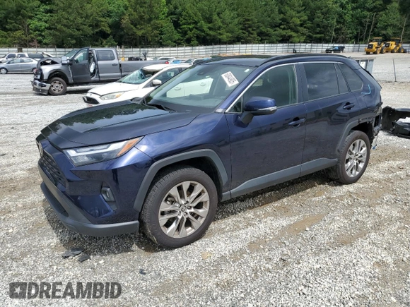 2022 Toyota RAV4 XLE Premium with VIN JTMC1RFV7ND087414, listed as a Copart auction lot 60844905 with 90,232 mi miles and Salvage title. Bid and sale history available at DreamBid. Image 1.