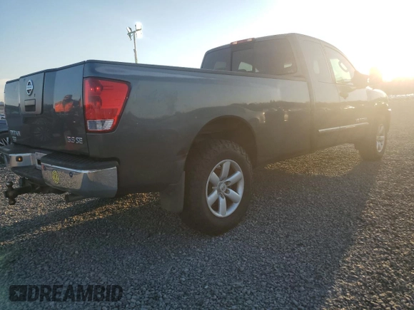 2008 Nissan Titan SE with VIN 1N6BA06FX8N305177, listed as a Copart auction lot 76260204 with 239,235 mi miles and Salvage Title. Bid and sale history available at DreamBid. Image 3.