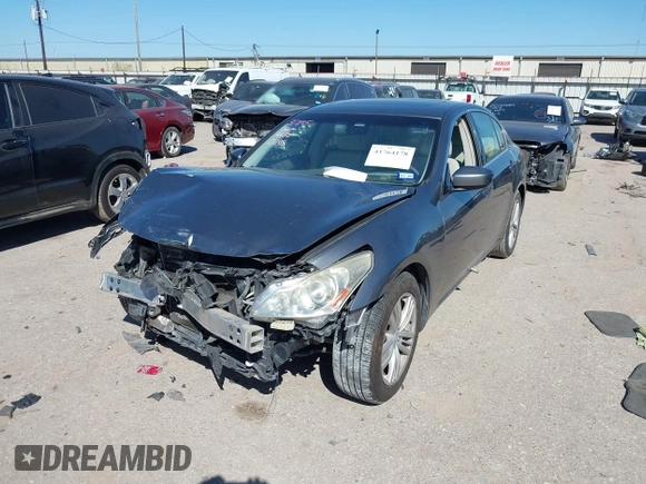 2012 Infiniti G25 Sedan Journey with VIN JN1DV6AP1CM810786, listed as a IAAI auction lot 41764178 with 1 mi miles. Bid and sale history available at carsss.com. Image 2.