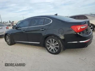 2014 Kia Cadenza Premium with VIN KNALN4D77E5138607, listed as a Copart auction lot 84389434 with 124,985 mi miles and Salvage Title. Bid and sale history available at carsss.com. Image 2.