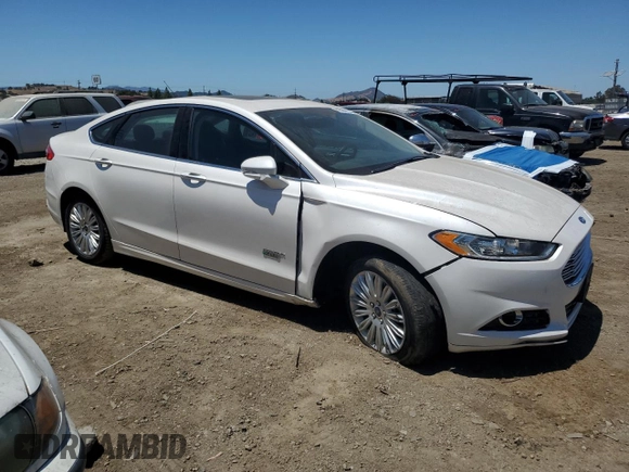2014 Ford Fusion Titanium with VIN 3FA6P0SU8ER136802, listed as a Copart auction lot 62599815 with 144,799 mi miles and Salvage title. Bid and sale history available at DreamBid. Image 4.