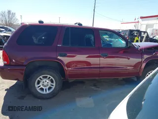 2002 Dodge Durango SLT with VIN 1B4HS48N42F142160, listed as a IAAI auction lot 41878384 with 201,581 mi miles and . Bid and sale history available at DreamBid. Image 13.