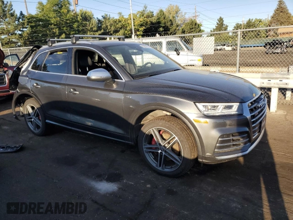 2018 Audi SQ5 Prestige with VIN WA1C4AFY0J2027977, listed as a Copart auction lot 68271184 with Not Provided miles and Salvage Title. Bid and sale history available at DreamBid. Image 4.