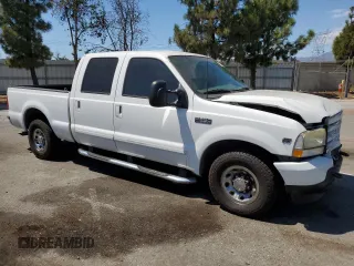 2003 Ford Super Duty F-250 XL with VIN 1FTNW20S43EA50117, listed as a Copart auction lot 70412844 with 224,403 mi miles and Salvage Title. Bid and sale history available at carsss.com. Image 4.