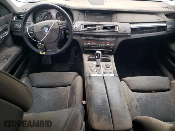 2011 BMW 7 Series 740Li with VIN WBAKB4C55BC575033, listed as a Copart auction lot 42975365 with 130,247 mi miles and Clean title. Bid and sale history available at DreamBid. Image 8.