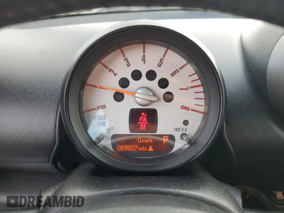 2011 MINI Countryman with VIN WMWZB3C58BWM00461, listed as a Copart auction lot 88307465 with 69,807 mi miles and Non repairable. Bid and sale history available at DreamBid. Image 9.