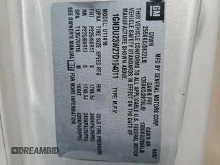 2007 Chevrolet Uplander LS z VIN 1GNDU23W27D194011, wystawiony jako Copart lot #71814334 z przebiegiem 148 151 mil mil oraz Szkoda całkowita • Salvage title. Historia ofert i sprzedaży dostępna na DreamBid. Obrazek 13.
