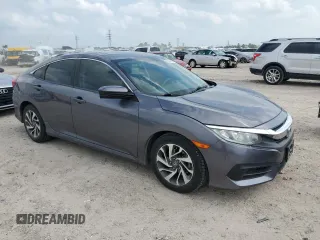 2018 Honda Civic EX with VIN 2HGFC2F7XJH598212, listed as a Copart auction lot 50825105 with 71,888 mi miles and Clean Title. Bid and sale history available at DreamBid. Image 4.