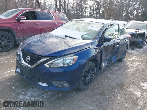 2019 Nissan Sentra S z VIN 3N1AB7AP6KY264208, wystawiony jako IAAI lot #41425770 z przebiegiem 83 813 mil mil oraz . Historia ofert i sprzedaży dostępna na DreamBid. Obrazek 2.