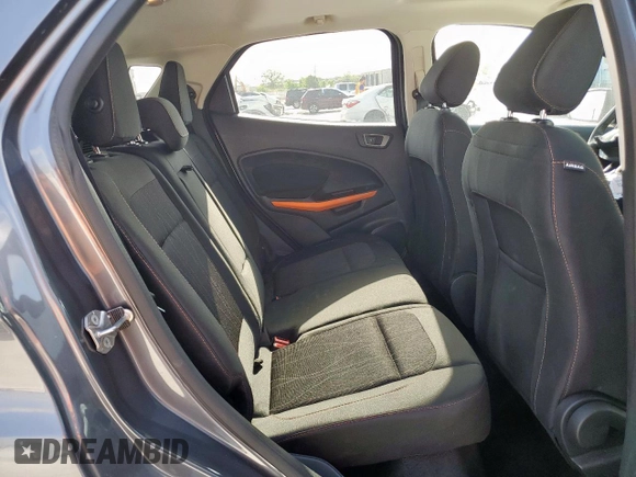 2021 Ford EcoSport SE z VIN MAJ3S2GE1MC445166, wystawiony jako Copart lot #52689155 z przebiegiem 66 281 mil mil oraz Czysty tytuł • Clean title. Historia ofert i sprzedaży dostępna na DreamBid. Obrazek 11.