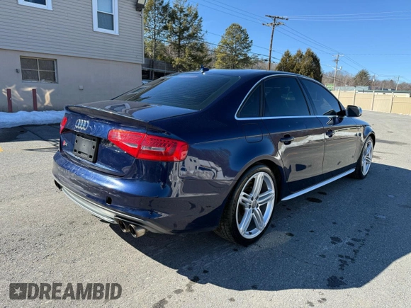 2014 Audi S4 Premium Plus with VIN WAUBGAFL1EA00570, listed as a Copart auction lot 54531555 with 158,010 mi miles and Clean Title. Bid and sale history available at carsss.com. Image 4.
