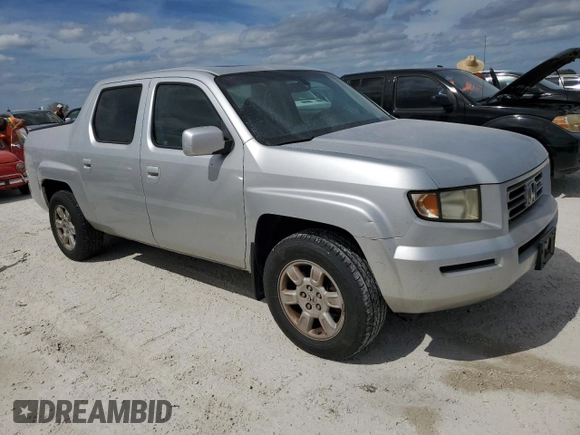 2007 Honda Ridgeline RTL w/Leather with VIN 2HJYK16517H531005, listed as a Copart auction lot 76831114 with 198,454 mi miles and Clean Title. Bid and sale history available at carsss.com. Image 4.
