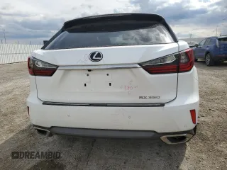2018 Lexus RX 350 with VIN 2T2BZMCA9JC159824, listed as a Copart auction lot 57145165 with 55,753 mi miles and Salvage title. Bid and sale history available at DreamBid. Image 6.