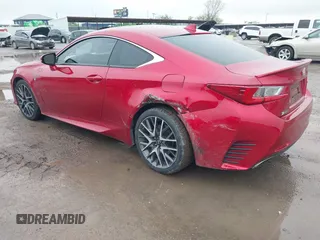 2016 Lexus RC 200t F Sport with VIN JTHHA5BC6G5003534, listed as a IAAI auction lot 41969687 with 91,276 mi miles and . Bid and sale history available at DreamBid. Image 3.