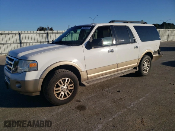 2012 Ford Expedition EL King Ranch with VIN 1FMJK1H57CEF49086, listed as a Copart auction lot 76992584 with Not Provided miles and Salvage Title. Bid and sale history available at carsss.com. Image 1.