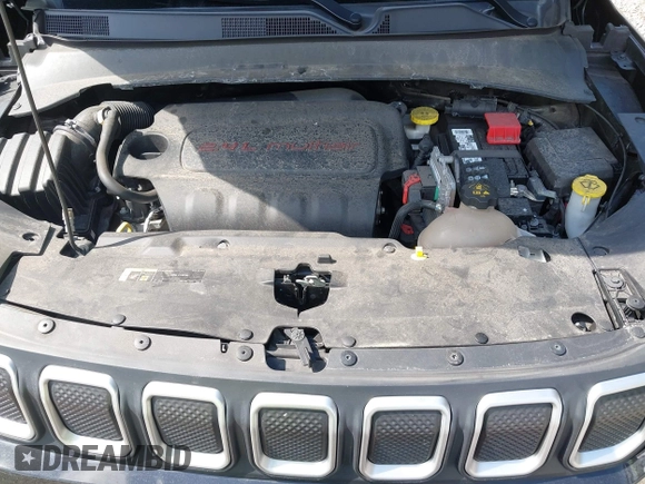 2022 Jeep Compass Latitude Lux with VIN 3C4NJDFBXNT141932, listed as a IAAI auction lot 42527878 with 29,855 mi miles and . Bid and sale history available at DreamBid. Image 10.