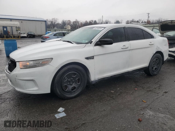 2014 Ford Police Interceptor with VIN 1FAHP2L83EG138213, listed as a Copart auction lot 83946044 with 130,742 mi miles and Salvage title. Bid and sale history available at DreamBid. Image 1.