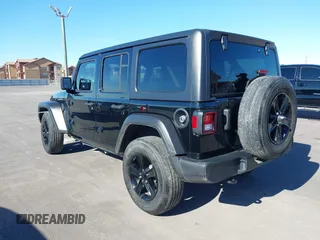 2022 Jeep Wrangler Unlimited Sport with VIN 1C4HJXDG0NW200459, listed as a IAAI auction lot 41740168 with 19,019 mi miles and . Bid and sale history available at DreamBid. Image 3.