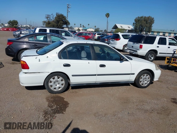2000 Honda Civic LX with VIN 2HGEJ6673YH502410, listed as a IAAI auction lot 41992745 with 173,958 mi miles. Bid and sale history available at carsss.com. Image 13.