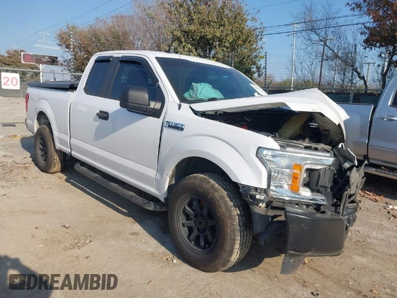 2020 Ford F-150 XL with VIN 1FTEX1C57LKD51947, listed as a IAAI auction lot 41500161 with 91,018 mi miles and . Bid and sale history available at DreamBid. Image 1.