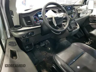 2023 Ford Transit Cargo with VIN 1FTBR1X85PKA18265, listed as a Copart auction lot 46714385 with 62,737 mi miles and Salvage Title. Bid and sale history available at DreamBid. Image 8.