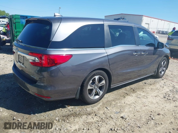 2020 Honda Odyssey Touring z VIN 5FNRL6H84LB001511, wystawiony jako IAAI lot #42194828 z przebiegiem 218 269 mil mil oraz . Historia ofert i sprzedaży dostępna na DreamBid. Obrazek 4.