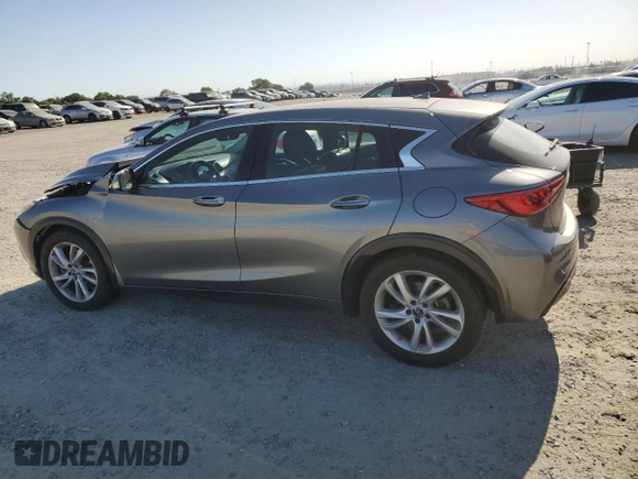 2018 Infiniti QX30 Luxury with VIN SJKCH5CP3JA060276, listed as a Copart auction lot 52947805 with 73,401 mi miles and Salvage title. Bid and sale history available at DreamBid. Image 2.