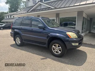 2005 Lexus GX 470 z VIN JTJBT20X550072373, wystawiony jako IAAI lot #42495387 z przebiegiem 221 554 mil mil oraz . Historia ofert i sprzedaży dostępna na DreamBid. Obrazek 1.