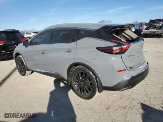 2023 Nissan Murano Platinum with VIN 5N1AZ2DS2PC107556, listed as a Copart auction lot 82420274 with 38,702 mi miles and Salvage Title. Bid and sale history available at carsss.com. Image 2.