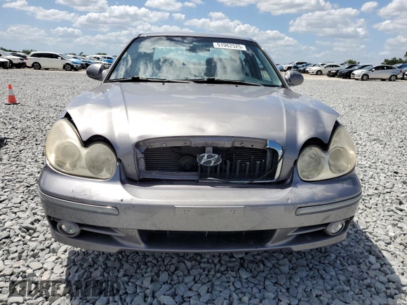 2005 Hyundai Sonata GLS with VIN KMHWF35H55A135271, listed as a Copart auction lot 51962525 with 95,265 mi miles and Salvage Title. Bid and sale history available at carsss.com. Image 5.